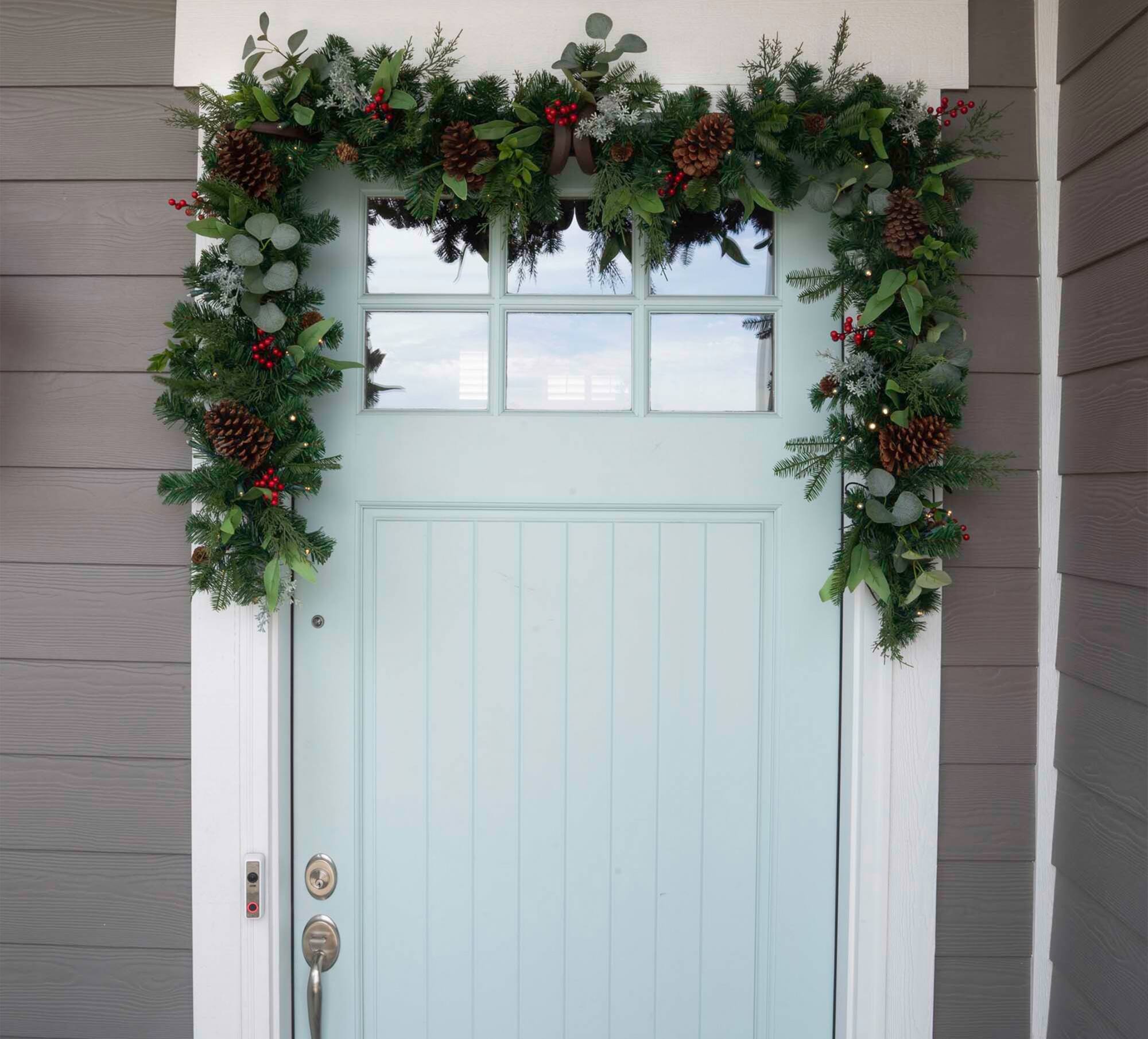 9ft. Pre-Lit LED Christmas Woods Artificial Garland